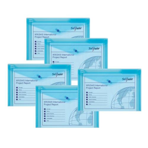 Snopake Polyfiles Foolscap Blue