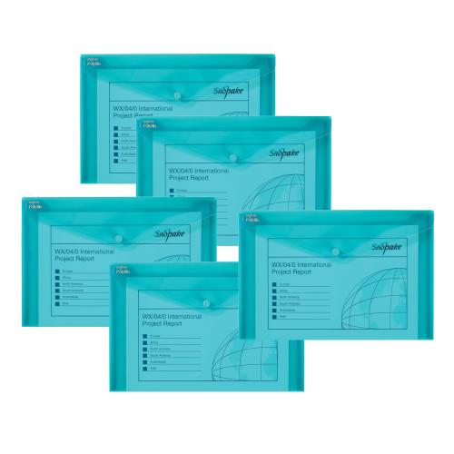 Snopake Polyfiles Foolscap Electra Green