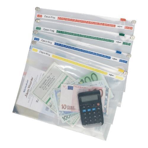Snopake Zippa-Bag A5 (250mm x180mm)  Assorted