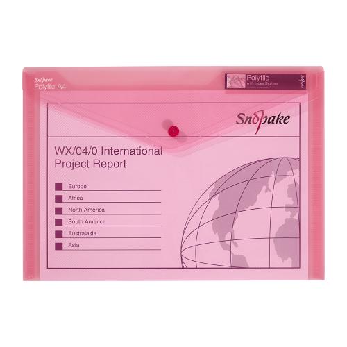 Snopake Polyfiles A4 Red