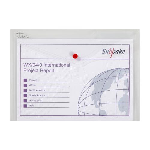 Snopake Polyfiles A4 Clear