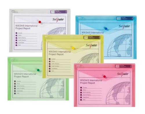 Snopake Polyfiles A4 Classic Assorted