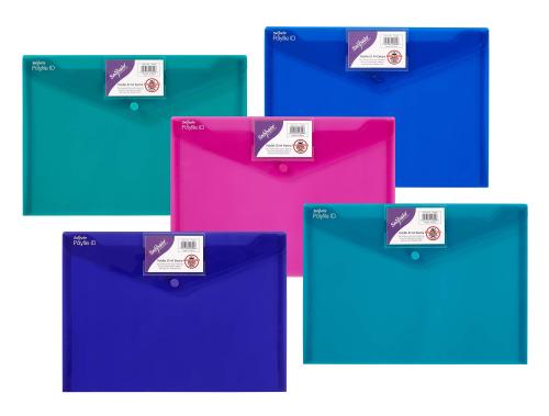 Snopake Polyfiles A4 ID Assorted Electra Colours