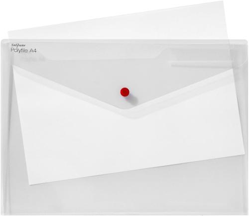 Snopake Twin Pocket Polyfile 360mm x 240mm  Clear