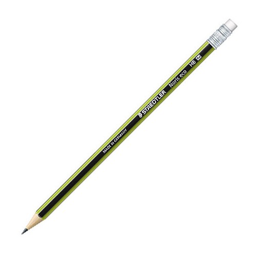 Staedtler Noris Eco Pencils HB With Eraser