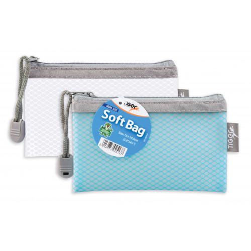 Tiger Soft Touch Zip Wallets Mini Assorted Colours