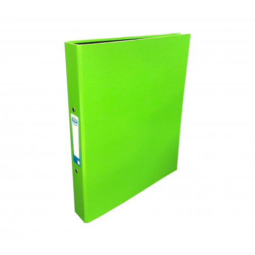Elba Laminated Ring Binder A4, 40mm Spine, Light Green