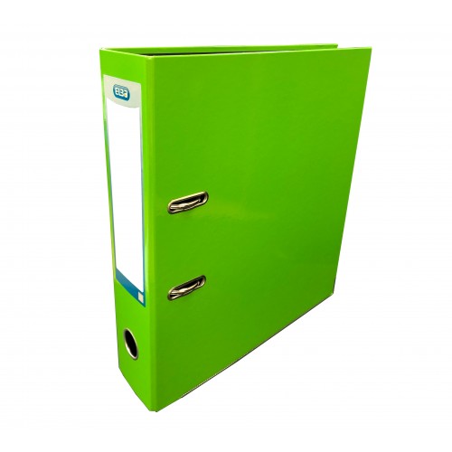 Elba Laminated Lever Arch, 70mm Spine, Light Green