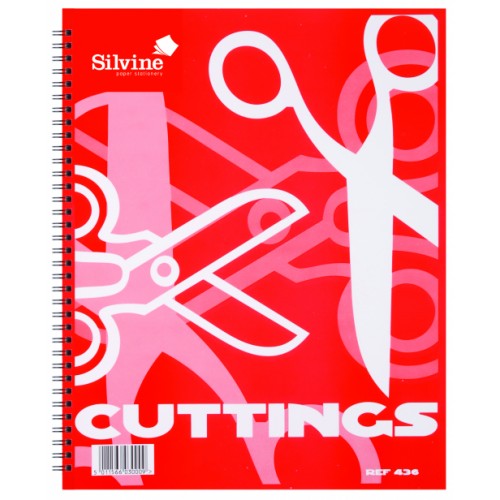 Silvine Twin Wire Cuttings Book 317mm x 250mm