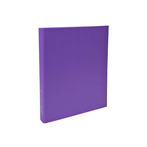 Exacompta Plastic Coated Ring Binders A4+ 2 Ring Purple