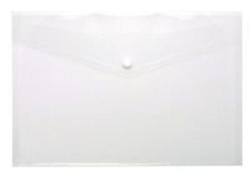 Stud Wallets A4 Polypropylene White Pack 5s