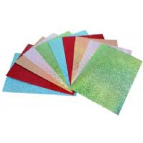 Holographic Card A4 Assorted Designs 10s 7647-0
