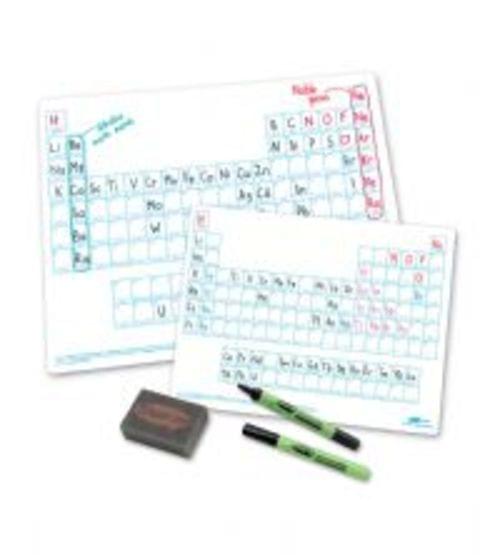 Show Me Drywipe Boards A4 Periodic Tables Classpack Of 35