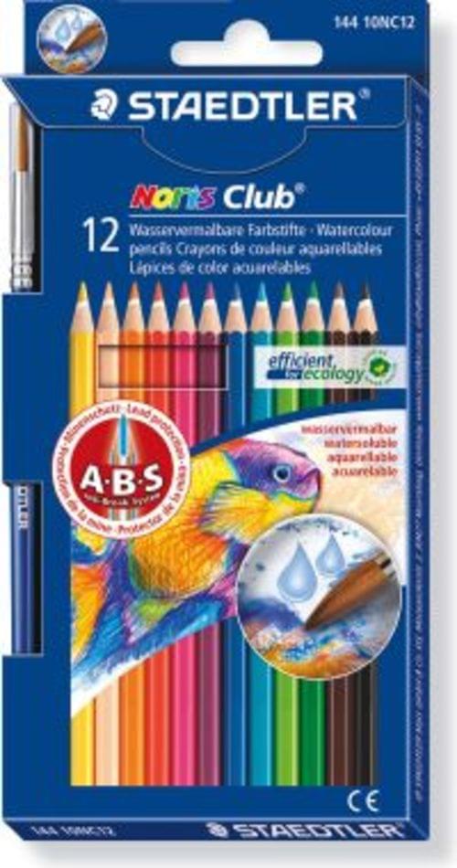 Staedtler Norris Club Aquarell Watercolour Pencils Assorted 12s
