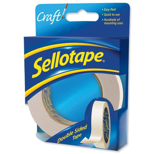 Sellotape Double Sided Tape 12mm x 33m