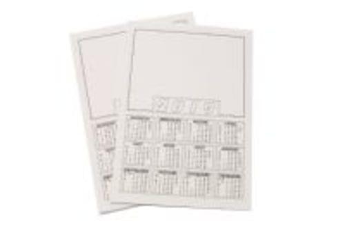 A4 Calendar Cards 2019