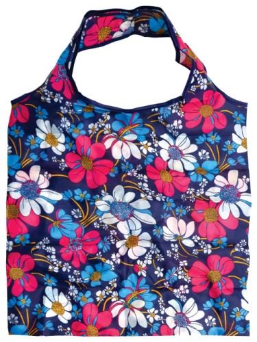 Clip strip foldable shopping bag assorted design - Hanging Pack