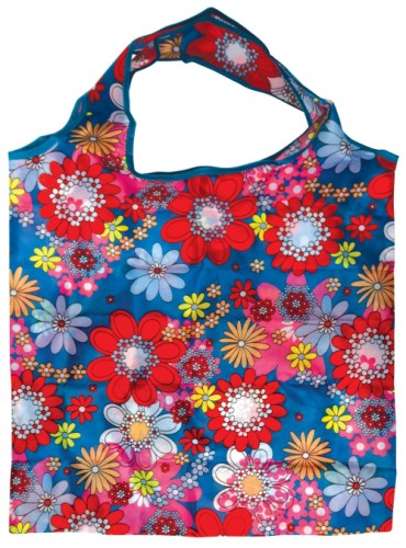 Clip strip foldable shopping bag assorted design - Hanging Pack