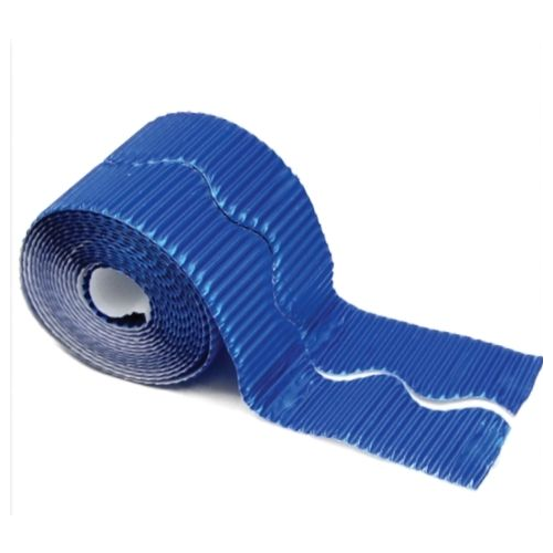 Metallic Bordette 57mm x 7.5mtrs. Blue 3783-0
