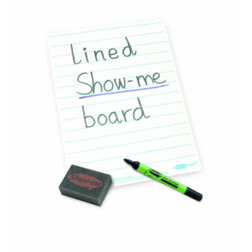 Show Me Drywipe Board Lined 650 Microns Classpack Of 35