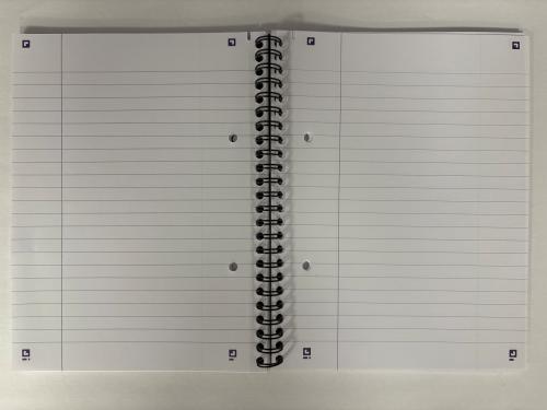 Oxford Campus Twinwire Notebooks A5+ 140 Pages Aqua