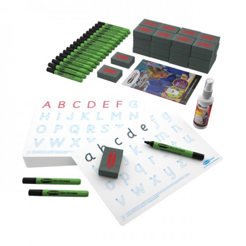 Show Me Drywipe Board Letter Formation Boards 650 Microns Classpack Of 35