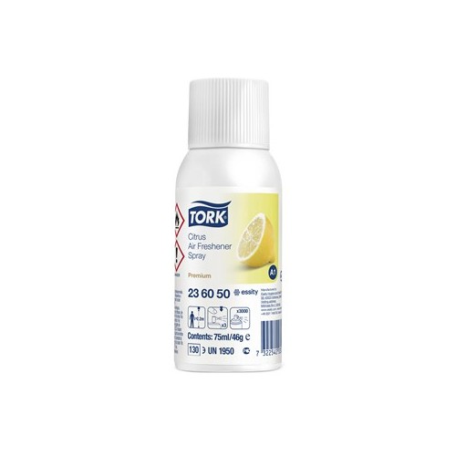 TORK Air Freshener Spray - Citrus Scent - Pack of 12