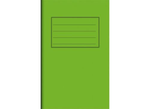 Vocab Books 6.25'' x 4'' 80 Pages 7mm Feint Ruled Green
