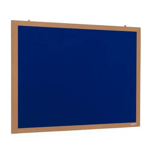 Eco Friendly Wood Noticeboard - Beech Blue