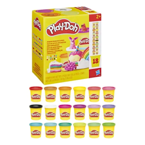 Play-Doh Super Colour Pack - Pack of 18 (3oz Pots)