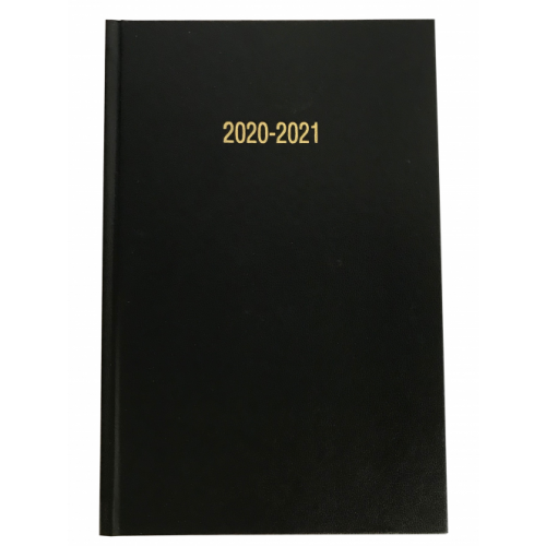 A4 Academic Week To View Diary Black 2021/22