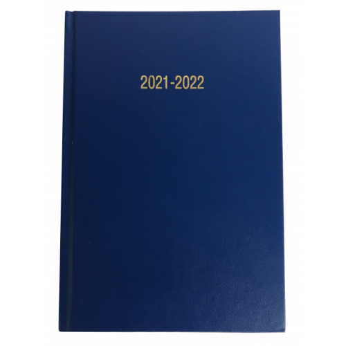Academic Year Diary A5 Week To View Royal Blue 2021/22