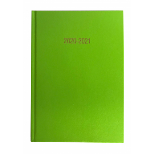 Academic Year Diary A5 Week To View Lime Green 2020/21