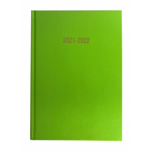 Academic Year Diary A5 Week To View Lime Green 2021/22