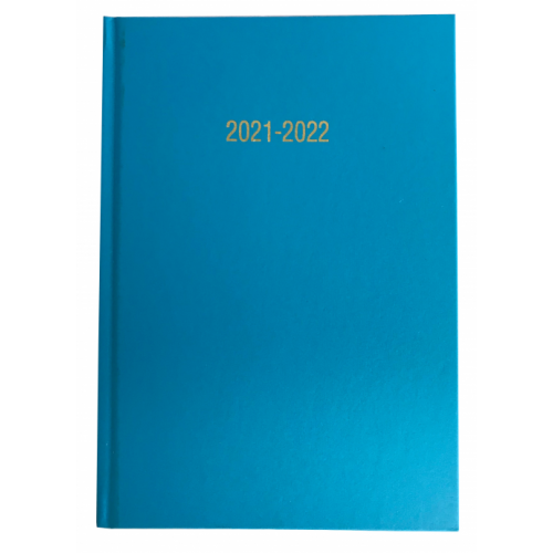 Academic Year Diary A5 Week To View Turquoise 2021/22