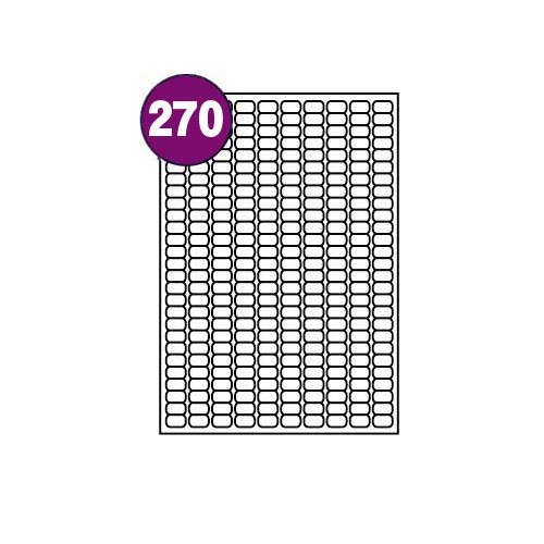 Inkjet And Laser Labels A4 270 Labels Per Sheet Box 100s