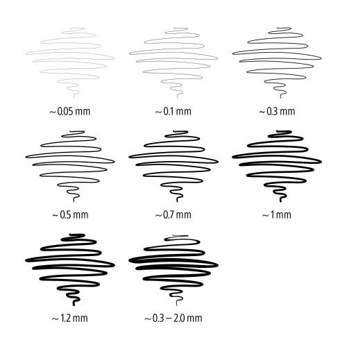 Staedtler Pigment Liners 0.05mm Black
