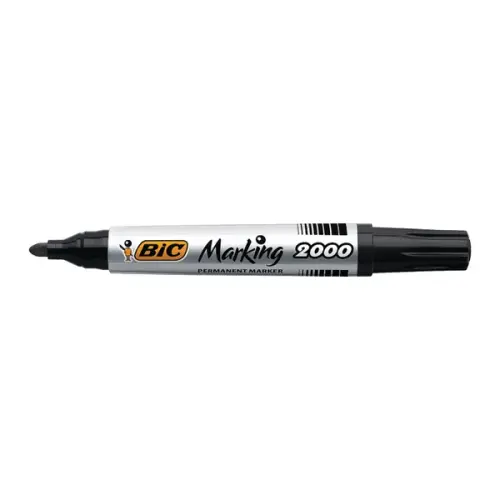 Bic 2000 Permanent Marker Bullet Tip Black