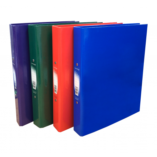 Value Laminated Ring Binders A4 Assorted