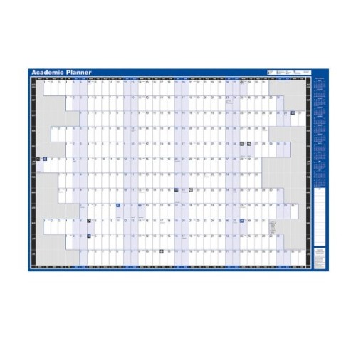 2022-2023 Academic Year Wall Planner Unmounted