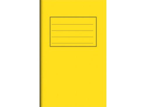 Vocab Books 6.25'' x 4'' 80 Pages 7mm Feint Ruled Yellow