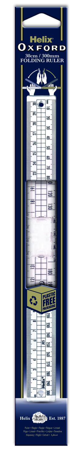 Oxford Hanging Pack 30cm Folding Ruler 010506