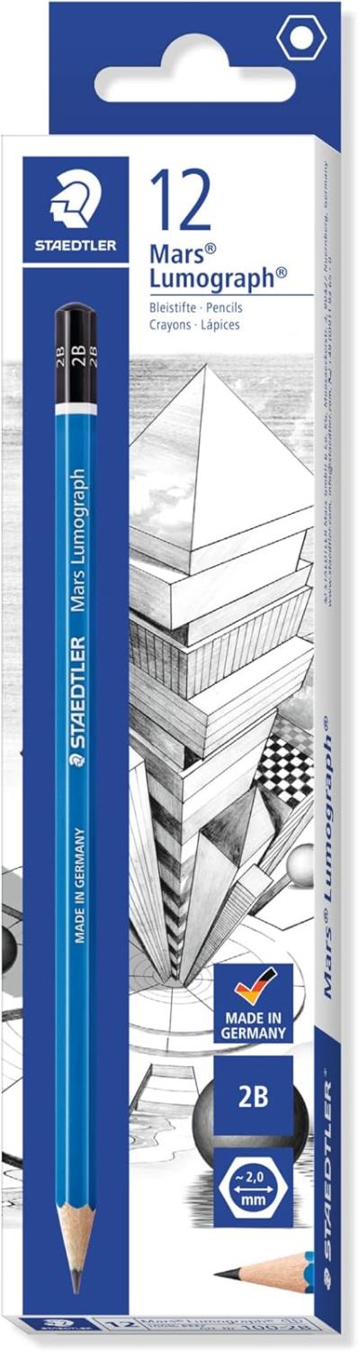 Staedtler Mars Lumograph Pencils 1002B