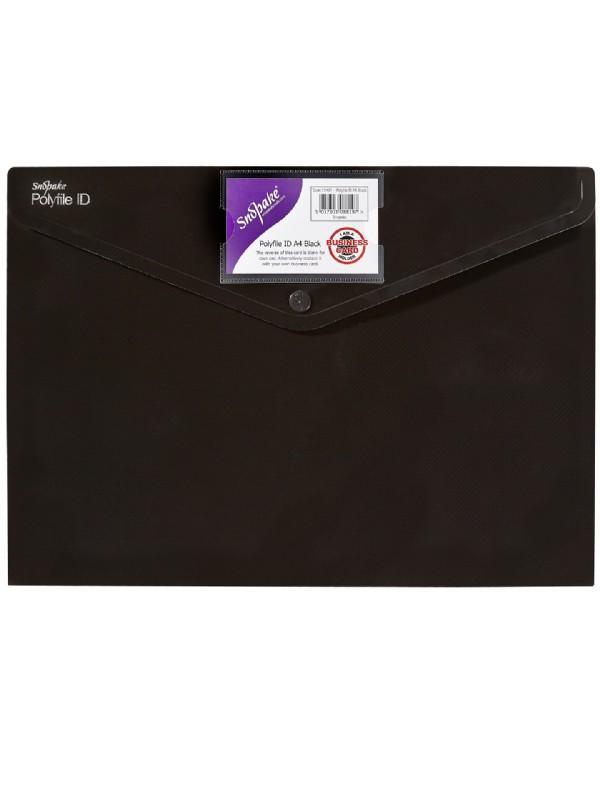 Snopake Polyfiles A4 ID Black