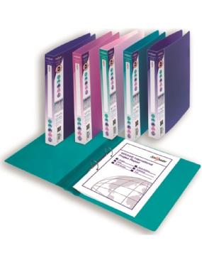 Snopake Executive Ring Binders A4 25mm Capacity Assorted Electra Colours