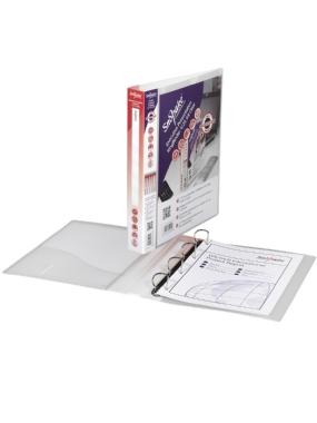 Snopake Presentation Ring Binder A4 4 D Ring 25mm Capacity Clear