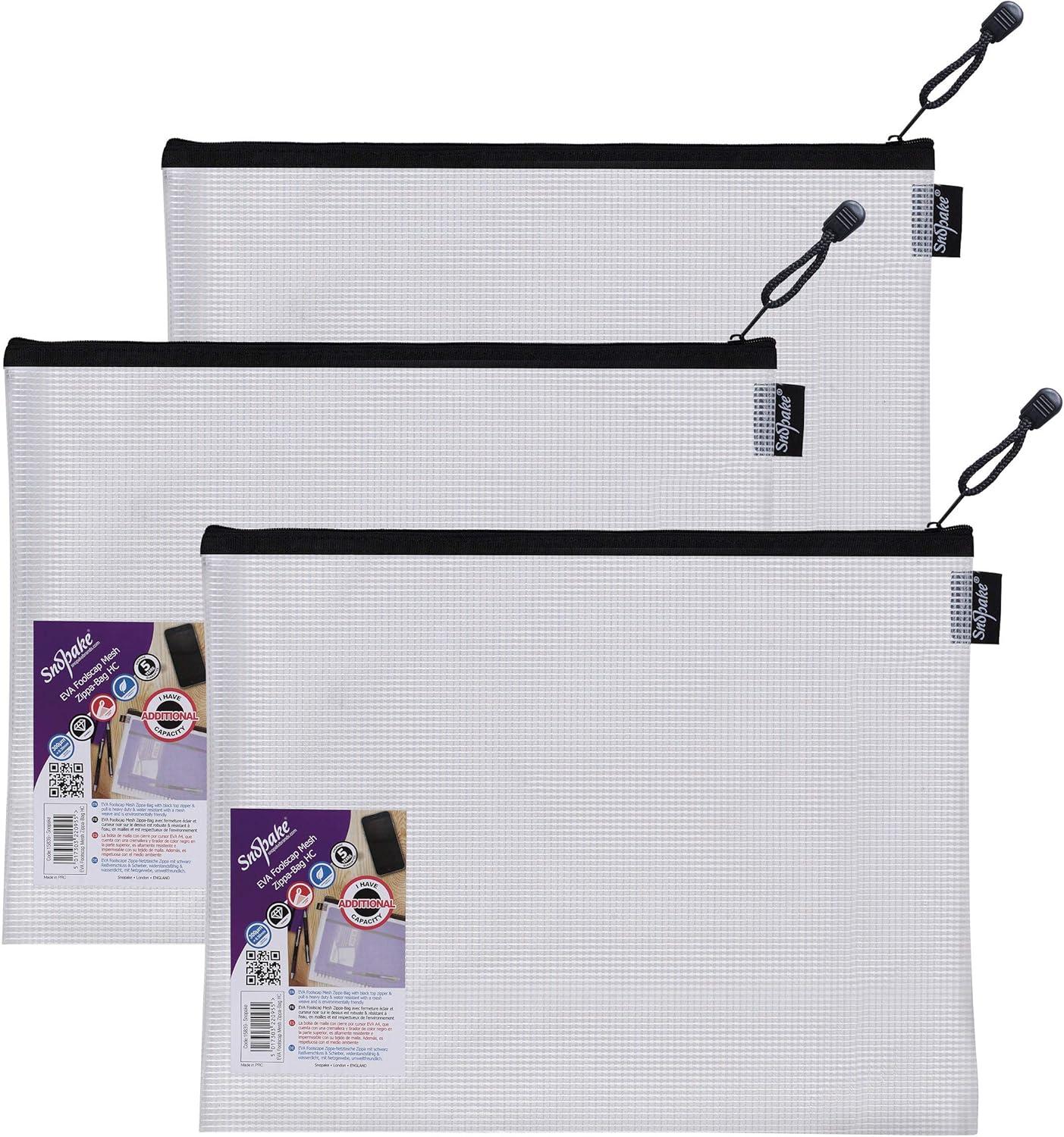 Snopake Eva Mesh Zippa Bags A6 Size