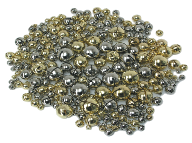 Jingle Bells 127gsm Assorted Gold / Silver