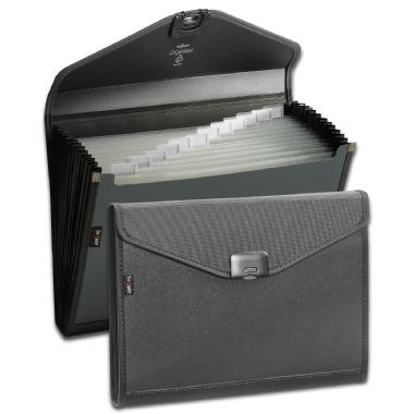 Snopake Zeon Organiser A4 13 Part Charcoal