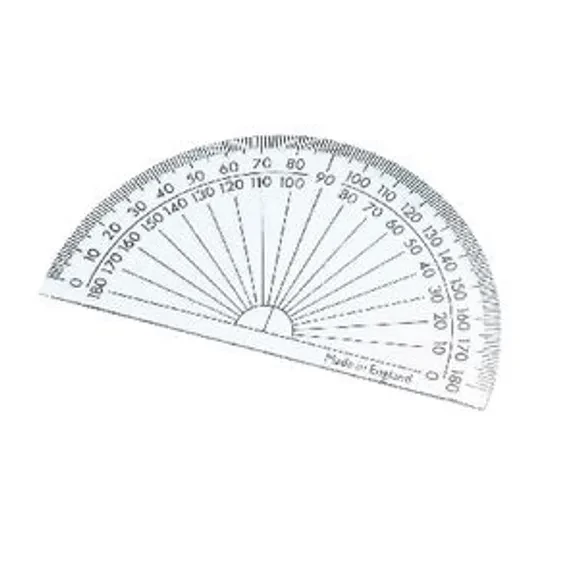 Protractors 180 Degree 100mm Base